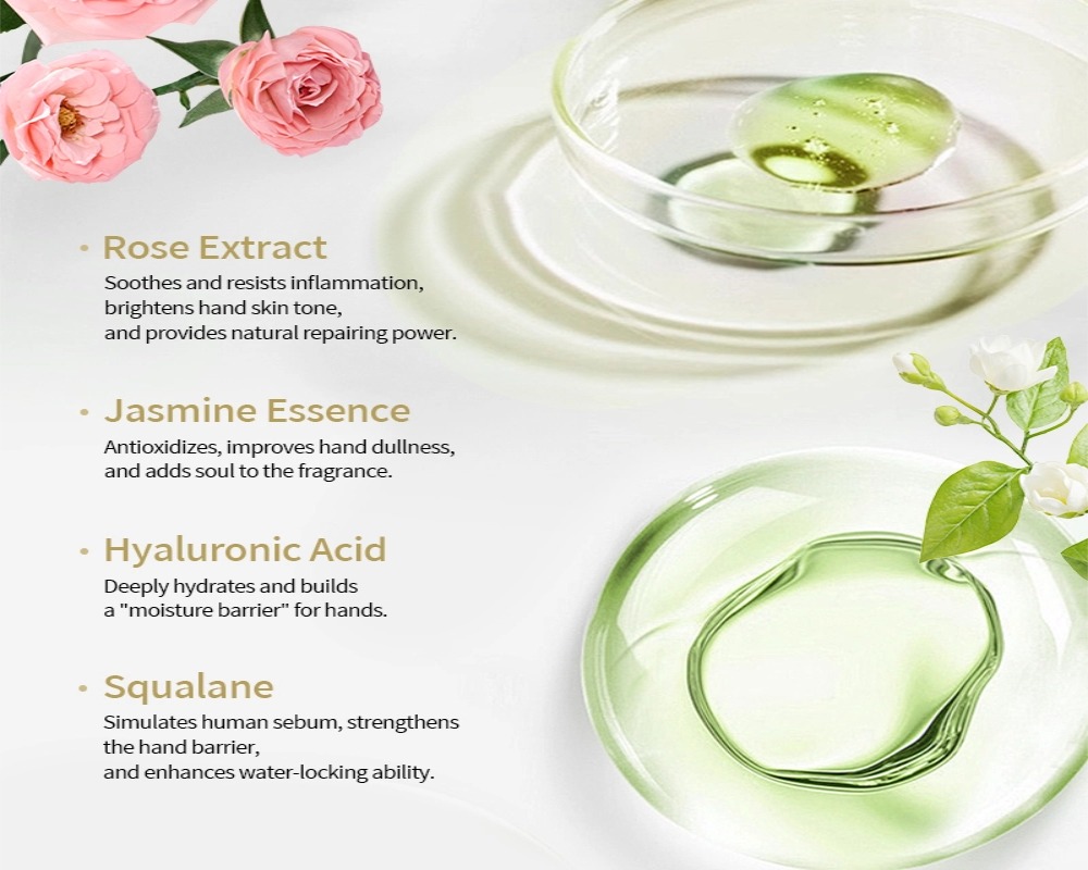 rose extract hyaluronic acid squalane hand cream rose extract hyaluronic acid squalane hand cream