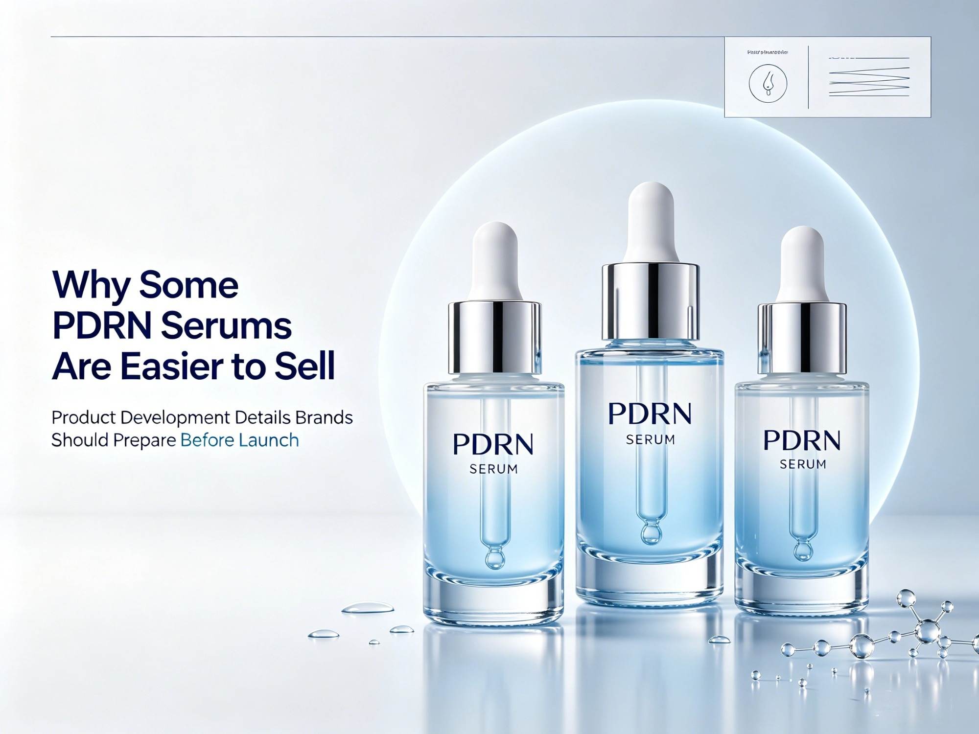 Por qué algunos sueros de PDRN son más fáciles de vender: detalles del desarrollo del producto que las marcas deben preparar antes del lanzamiento.